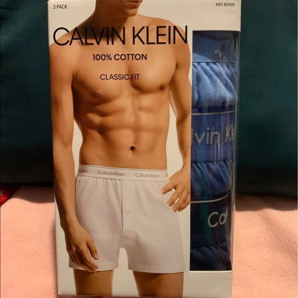 Calvin Klein knit boxers